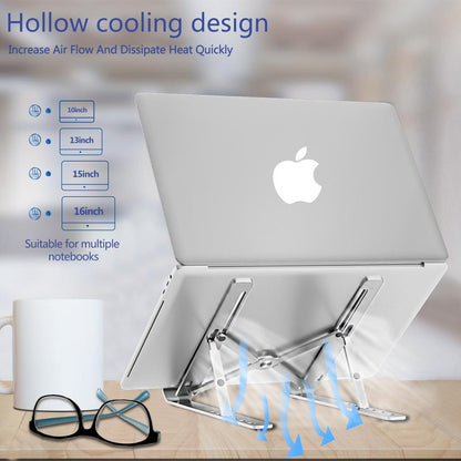 Foldable Laptop Stand — Adjustable Aluminium Notebook Stand