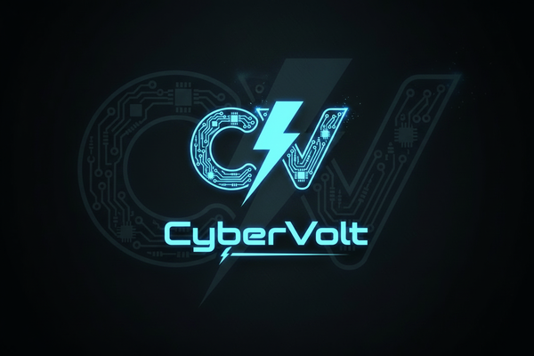 CyberVolt Logo - Original CV Watermark